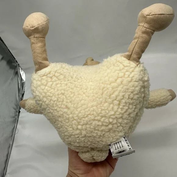 Retired Jellycat Sleepee Cream Lamb Plush - Soft Cream Beige Sleeping Sheep - Picture 7 of 9